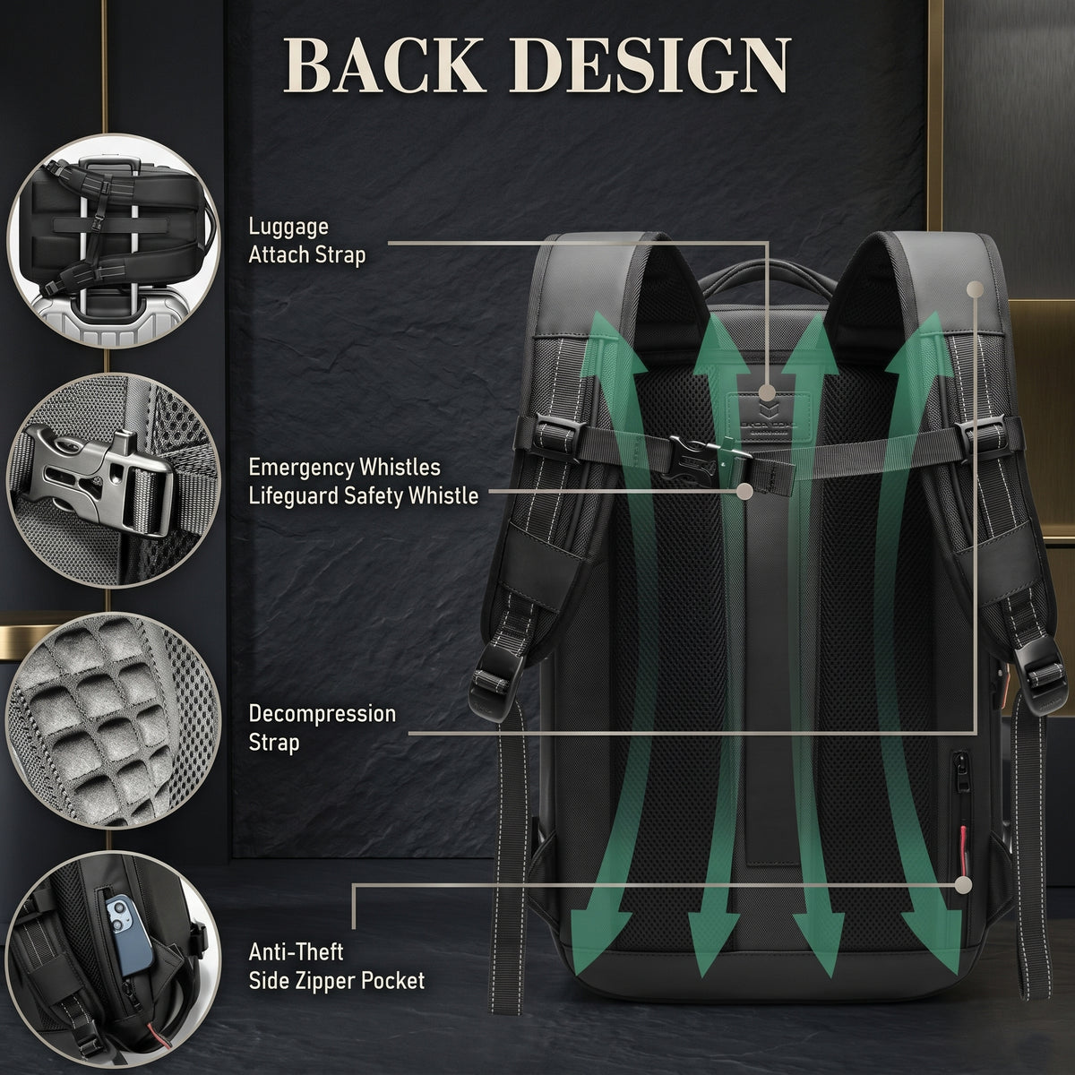 OnePack™ Vacuum Compression Travel Backpack